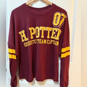 Harry Potter Quidditch Team Captain Collegiate Long Sleeve
